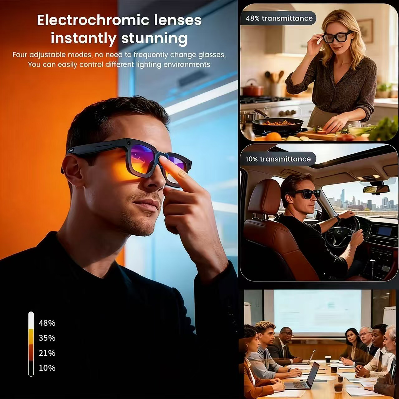 Smart Glasses Lens - Occhiali Smart AI 2026: Traduzione Vocale